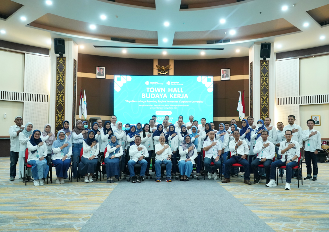 CorpU Work Culture Townhall: Accelerating Performance Towards a Center of Excellence at the Kemenkes Corporate University Campus, Semarang Health Training Center (Bapelkes)
